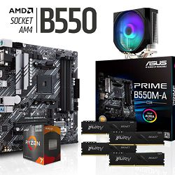 FuturaIT AMD Upgrade KiT (AMD Ryzen 7 5700X3D, B550M, 32GB RAM, Cooler) 