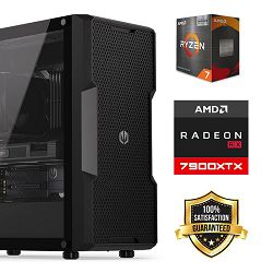 FuturaIT Back2School PC (AMD Ryzen 7 5700X3D, 32GB RAM, SSD 2TB, 7900XTX, 850W, Midi ATX) 