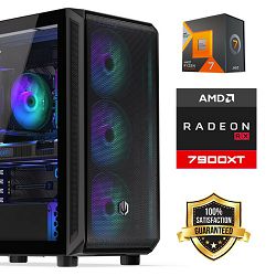 FuturaIT Back2School PC (AMD Ryzen 7 7800X3D, 32GB RAM, SSD 2TB, RX 7900XT, 850W, Midi ATX) 