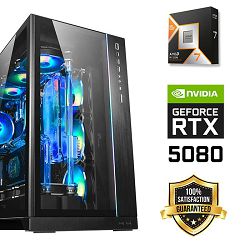 FuturaIT Back2School PC (AMD Ryzen 7 9800X3D, 32GB RAM, SSD 2TB, RTX 5080, 1000W, Midi ATX) 