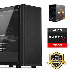 FuturaIT BB Gamer PC (AMD Ryzen 5 5500, 16GB RAM, SSD 480GB, RX 7600, 550W, Midi ATX)