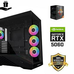 FuturaIT BB Gamer PC (AMD Ryzen 5 5600X, 16GB RAM, SSD 1TB, RTX 5060, 650W, Midi ATX) Poklon