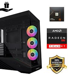 FuturaIT BB Gamer PC (AMD Ryzen 5 7500F, 32GB RAM, SSD 1TB, RX 9060XT, Midi ATX)