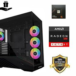 FuturaIT BB Gamer PC (AMD Ryzen 5 7500F, 32GB RAM, SSD 2TB, RX 9070XT, 750W, Midi ATX)