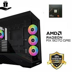 FuturaIT BB Gamer PC (AMD Ryzen 5 7600X, 32GB RAM, SSD 1TB, RX 9070Gre, 750W, Midi ATX)