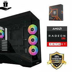 FuturaIT BB Gamer PC (AMD Ryzen 5 7600X, 32GB RAM, SSD 1TB, RX 9070XT, 750W, Midi ATX)
