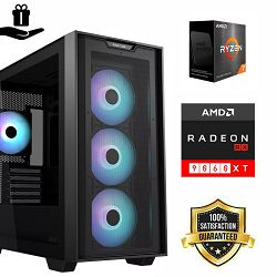 FuturaIT BB Gamer PC (AMD Ryzen 7 5700X, 32GB RAM, SSD 1TB, RX 9060XT, 650W, Midi ATX) Poklon