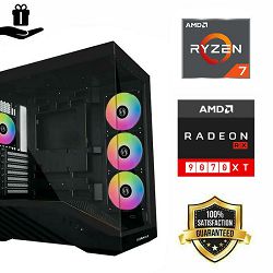 FuturaIT BB Gamer PC (AMD Ryzen 7 5800X, 32GB RAM, SSD 1TB, RX 9070XT, 850W, Midi ATX)
