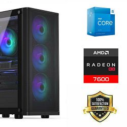 FuturaIT BB Gamer PC (Intel i5 14400F, 16GB RAM, SSD 500GB, RX 7600, 550W, Midi ATX)