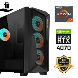 FuturaIT BB GamerPC (AMD Ryzen 7 5800X, 32GB RAM, SSD 1TB, RTX 4070, 750W, Midi ATX) Poklon 