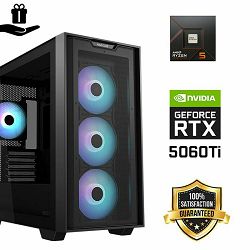 FuturaIT BB Gamer PC (AMD Ryzen 5 7500F, 32GB RAM, SSD 1TB, RTX 5060Ti , 700W, Midi ATX)