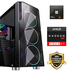 FuturaIT Black Friday GamerPC (AMD Ryzen 5 7500F, 32GB RAM, SSD 1TB, AMD RX 9060XT, 650W, Midi ATX)  
