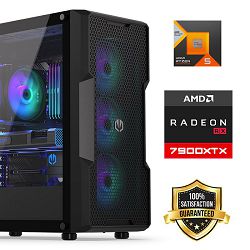 FuturaIT Black Friday GamerPC (AMD Ryzen 5 7500X3D, 32GBRAM, SSD 2TB, RX 7900XTX, 1000W, Midi ATX)  