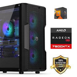 FuturaIT Black Friday GamerPC (AMD Ryzen 7 7800X3D, 32GB RAM, SSD 2TB, RX 7900XTX, 1000W, Midi ATX)  