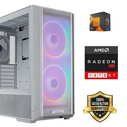 FuturaIT Black Friday GamerPC (AMD Ryzen 7 7800X3D, 32GB RAM, SSD 2TB, RX 9070XT, 1000W, Midi ATX)  
