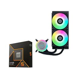 FuturaIT Combo (AMD Ryzen 5 9600X + 240MM Liquid Cooler)