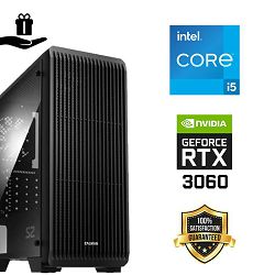 FuturaIT ECO GamerPC (Intel i5 12400F, 16GB RAM, SSD 480GB, NV RTX 3060, 600W, Midi ATX) Poklon 