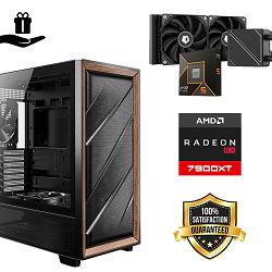 FuturaIT Elite Gamer PC (AMD Ryzen 5 9600X, 32GB RAM, SSD+HDD, RX 7900XT, 750W, Midi ATX) Poklon 