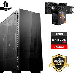 FuturaIT Elite Gamer PC (AMD Ryzen 7 5800X, 32GB RAM, SSD 1TB, RX 7800XT, 650W, Midi ATX) Poklon