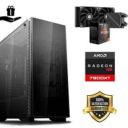 FuturaIT Elite Gamer PC (AMD Ryzen 7 5800X, 32GB RAM, SSD 2TB, RX 7900XT, 750W, Midi ATX) Poklon