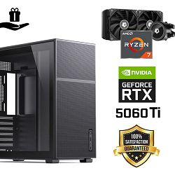 FuturaIT Elite Gamer PC (AMD Ryzen 7 5800X, 32GB RAM, SSD+HDD, RTX 5060Ti, 650W, Midi ATX) Poklon 