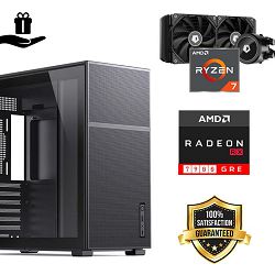 FuturaIT Elite Gamer PC (AMD Ryzen 7 5800X, 32GB RAM, SSD+HDD, RX 7800XT, 650W, Midi ATX) Poklon 