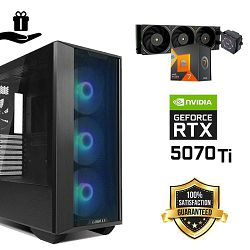FuturaIT Elite Gamer PC (AMD Ryzen 7 7800X3D, 32GB RAM, SSD 2TB, RTX 5070Ti, 1000W, Midi ATX) Poklon