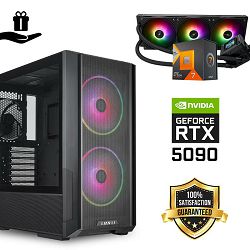 FuturaIT Elite Gamer PC (AMD Ryzen 7 7800X3D, 32GB RAM, SSD 4TB, RTX 5090, 1000W, Midi ATX) Poklon