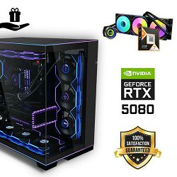 FuturaIT Elite Gamer PC (AMD Ryzen 7 9800X3D, 32GB RAM, SSD  2TB, RTX 5080, 1000W, Midi ATX) Poklon 