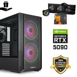 FuturaIT Elite Gamer PC (AMD Ryzen 9 7900X3D, 32GB RAM, SSD+HDD, RTX 5090, 1000W, Midi ATX) Poklon