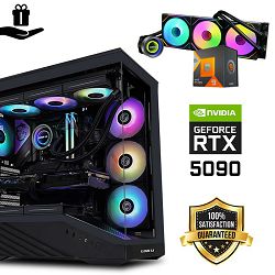 FuturaIT Elite Gamer PC (AMD Ryzen 9 7900X3D, 32GB RAM, SSD+HDD, RTX 5090, 1000W, Midi ATX) Poklon