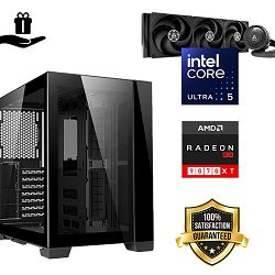FuturaIT Elite Gamer PC (Intel Ultra 5 250K, 32GB RAM, SSD 2TB, RX 9070XT, 850W, Midi ATX)