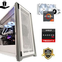 FuturaIT Elite GamerPC (AMD Ryzen 7 5800X, 32GB RAM, SSD+HDD, RX 7900XTX, 1000W, Midi ATX) Poklon