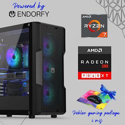 FuturaIT Endorfy Gamer PC (AMD Ryzen 7 5700X, 32GB RAM, SSD 1TB, RX 9060XT, 750W, Midi ATX) Poklon 