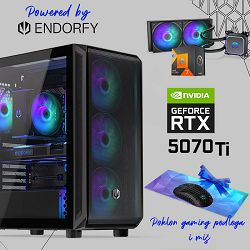 FuturaIT Endorfy Gamer PC (AMD Ryzen 7 7800X3D, 32GB RAM, SSD 3TB, RTX 5070Ti, 850W, Midi ATX) Poklon 
