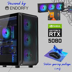 FuturaIT Endorfy Gamer PC (AMD Ryzen 9 7900X3D, 32GB RAM, SSD+HDD, RTX 5080, 1000W, Midi ATX) Poklon 