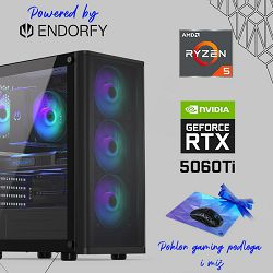 FuturaIT Endorfy GamerPC (AMD Ryzen 5 5600X, 16GB RAM, SSD 1TB, RTX 5060Ti, 650W, Midi ATX) Poklon 