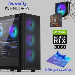 FuturaIT Endorfy GamerPC (AMD Ryzen 5 7500F, 16GB RAM, SSD 1TB, RTX 3060, 600W, Midi ATX) Poklon 