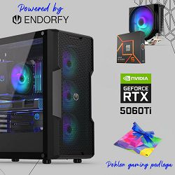 FuturaIT Endorfy GamerPC (AMD Ryzen 5 7500F, 32GB RAM, SSD 1TB, NV RTX 5060Ti, 700W, Midi ATX) Poklon 