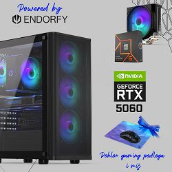 FuturaIT Endorfy GamerPC (AMD Ryzen 5 7500F, 32GB RAM, SSD 1TB, RTX 5060, 600W, Midi ATX) Poklon