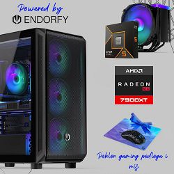 FuturaIT Endorfy GamerPC (AMD Ryzen 5 9600X, 32GB RAM, SSD 3TB, RX 7900XT, 850W, Midi ATX) Poklon 