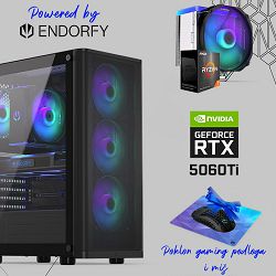 FuturaIT Endorfy GamerPC (AMD Ryzen 7 5800X, 32GB RAM, SSD 1TB, RTX 5060Ti, 750W, Midi ATX) Poklon 