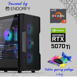 FuturaIT Endorfy GamerPC (AMD Ryzen 7 5800X, 32GB RAM, SSD 2TB, RTX 5070Ti, 850W, Midi ATX) Poklon 