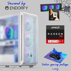 FuturaIT Endorfy GamerPC (AMD Ryzen 7 9800X3D, 32GB RAM, SSD 2TB, RX 9070XT, 1000W, Midi ATX) Poklon 