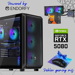 FuturaIT Endorfy GamerPC (AMD Ryzen 7 9800X3D, 32GB RAM, SSD+HDD, RTX 5080, 1000W, Midi ATX) Poklon 
