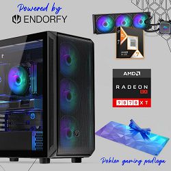 FuturaIT Endorfy GamerPC (AMD Ryzen 7 9800X3D, 32GB RAM, SSD+HDD, RX 9070XT, 850W, Midi ATX) Poklon 