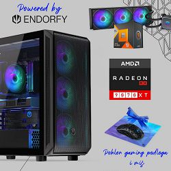 FuturaIT Endorfy GamerPC (AMD Ryzen 9 7900X3D, 32GB RAM, SSD 2TB, RX 9070XT, 850W, Midi ATX) Poklon 
