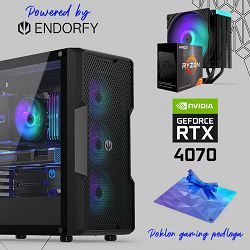 FuturaIT Endorfy GamerPC (AMD Ryzen 7 5800X, 32GB RAM, SSD 1TB, RTX 4070, 650W, Midi ATX) Poklon 