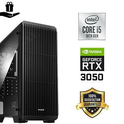 FuturaIT ECO Gamer PC (Intel i5 10400F, 16GB RAM, SSD 480GB, RTX 3050, 500W, Midi ATX) Poklon