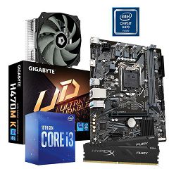 FuturaIT INTEL Upgrade KIT (Intel i3 10105F, Cooler, H470M, 16GB RAM)